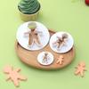 3 Piezas Molde Cortador de Galletas Simulación Niño Pequeño Herramientas para Pasteles de Cocina Molde para Repostería Venta Directa de Fábrica Precio Bajo Venta al por Mayor