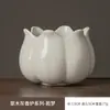 Quemador de Incienso Pequeño Creativo Imitación Dinastía Song con Esmalte Ceniza, Bandeja de Incienso de Cerámica para Sala de Té, Soporte de Incienso para el Hogar, Soporte para Varillas de Incienso, Adorno de Quemador de Incienso