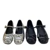 Nuevos Zapatos de Moda para Mujer Estilo Francés Planos de Punta Redonda con Correa de Moño Mary Jane Primavera/Verano 2026
