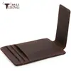 Cartera de Tarjetas para Hombre Tying/Chao Niu Multifuncional Piel Genuina Ultra-delgada Billetera para Monedas Tarjeta Bancaria Licencia de Conducir