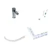 Cinta Selladora para Juntas de Fregadero de Cocina Impermeable y a Prueba de Moho Autoadhesiva Decoración para el Hogar para el Borde del Fregadero de Cocina y Baño