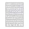 Pegatinas del alfabeto inglés para uso transfronterizo, decoraciones pequeñas para tarjetas de felicitación, materiales para álbumes de recortes, nuevos diseños de pegatinas de alfabeto