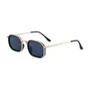 Nuevas Gafas de Sol Cuadradas de Moda Europeas y Americanas para Hombre, Personalidad Retro, Patillas de Primavera, Gafas de Sol con Protección Solar, Gafas Transfronterizas para Hombre