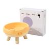 Tazón para Gato pipitao original tazón pata de elefante color macarrón tazón pata de elefante protección de cuello tazón para comida de gato anti-golpe Tazón para Mascota