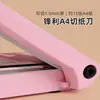 Cortador de Papel Portátil Kedeyou 13084 Recortador de Papel A4 con Diseño de Tira Protectora para Uso en Oficina