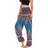 Amazon 2021 Pantalones de Yoga de Venta Caliente Europeos y Americanos Pantalones de Pierna Ancha Impresos Digitalmente Pantalones Casuales