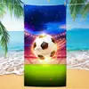 Toalha de Praia Modelo Novo 2026 da Copa do Mundo de Futebol dos Estados Unidos, Canadá e México, Toalha de Banho de Praia de Microfibra, Toalha Estampada de Secagem Rápida