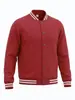 Comércio Exterior Transfronteiriço outono e inverno jaqueta baseball estilo americano com gola alta com calça forrada de fleece, conjunto esportivo casual de corte solto para homens