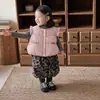 Chaleco de Algodón Cálido Estilo Coreano para Niñas Ropa Exterior Engrosada para Niños Pequeños y Bebés Chaleco de Algodón Chaleco Acolchado Ropa de Abrigo