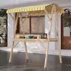 Barraca de Mercado Suporte de Exibição Barraca de Mercado Noturno Prateleira Carrinho de Flores Suporte de Exibição Promocional Carrinho de Barraca de Rua Móvel Dobrável