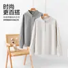 Sudadera retro americana con media cremallera para hombre y mujer, 26 nuevos estilos universitarios de primavera/otoño, cuello alto, top holgado y versátil, camiseta deportiva