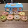 Baozi de Natal Formato Grinch Brinquedo de Apertar Baozi Brinquedo de Alívio de Estresse Presente Surpresa