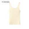 Nuevo chaleco de invierno para mujer con cuello en U de cachemira pura de 7 hilos con rayas, color liso, ligeramente grueso, casual, cálido, suéter interior