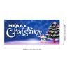 Pareados Nuevos de Navidad Transfronterizos Decoración de Fiesta Navideña Banderines Colgantes Banners Personalización de Fábrica Cortinas Navideñas para Puerta de Amazon