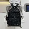 Moda Transfronteiriça 2025 Inverno Mochila de Alta Qualidade Estilo Coreano com Estampas de Estrela, Mochila Casual Leve e Versátil para Viagem