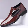 Sandalias de Verano Transfronterizas Amazon Fashion de Cuero Brillante Talla Grande Europea y Americana Color Sólido Personalizado Sandalias de Playa para Exteriores