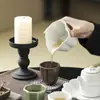 Olla para Corbata Celadón Vintage Gran Capacidad Hogareña Olla Individual Tetera Cerámica Juego de Té Tetera Cálida Portavelas de Té