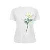 [Pedido Nc] Camiseta de Manga Corta Nueva de Verano 2026 para Mujer, Pulóver Elegante, Top Holgado Adelgazante