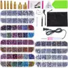 Suministro Especial Transfronterizo Kit Aplicador de Pedrería Hotfix Portátil Reparador de Pedrería Herramienta de Aplicación de Pedrería para Ropa Kit Fabricante Venta al por Mayor