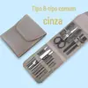 Cortador de Unhas de Desenho Criativo de Celebridade da Internet, Conjunto de 7 Peças, Fabricante, Portátil, Ferramentas de Manicure e Pedicure, Conjunto Doméstico de Cortadores de Unhas