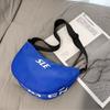 Bolso bandolera de gran capacidad Bolso de lona para mujer Estilo coreano Ins Combina con todo Simple Verano Nuevo Estudiante Universitario Clase Bolso de Hombro