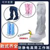 Zapatos de seguridad antiestáticos con puntera de acero, anti-perforación, anti-aplastamiento, de caña larga, PVC, sin polvo, con puntera de PU protectora, transpirables