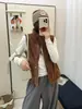 25 Nuevo Chaleco de Invierno Estilo Coreano Estilo Simple Cachemira Cálido Capas Holgado y Versátil Cuello Alto Cremallera