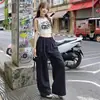 2026 Verano Nuevo Diseño de Moda Elegante Pajarita Bolsillo Cintura Elástica Sueltos Delgados Pantalones Casuales