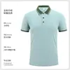 Camisa Polo Masculina de Trabalho Bordada Personalizada com Logo em Cor Contrastante Uniforme para Funcionários de Hotel e Cafeteria Camisa Polo Respirável