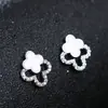 Pendientes europeos y estadounidenses de hoja simple con tachuelas, temperamento de nicho, pendientes geométricos de metal, pendientes de chica linda, punto transfronterizo
