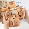 Bolsita de Dinero Linda de Dibujos Animados, Colgante Portátil para Mochila de Estudiante, Bolsa de Almacenamiento de Monedas de Muñeco de Peluche, Pequeño Regalo