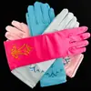 Venta caliente transfronteriza Venta Directa de Fábrica Mismo modelo Elsa Congelada 25cm guantes decorativos estampados para escenario de mujer