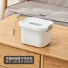 Caja de almacenamiento portátil caja de plástico con tapa para libros bocadillos caja organizadora caja de almacenamiento para ropa juguetes