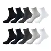 Meias Masculinas, Meias Finas de Malha para o Verão, Meias Anti-Odor de Cano Médio, Meias Masculinas para Primavera e Outono, Casuais, Respiráveis, Absorventes de Suor
