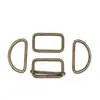 Suministros para Fabricantes de Accesorios de Ferretería para Equipaje, Hebillas de Color Bronce Antiguo, Anillas en D, Hebillas Triangulares, Hebillas Cuadradas Metálicas para Correas de Mascotas
