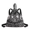 Bolsa de Viaje Transfronteriza Nueva Mochila con Boca para Cordón para Mujer Bolsa de Almacenamiento Simple Mochila de Gran Capacidad Bolsa de Compras