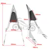 Adecuado para Motocicleta de Calle Harley Gliding Modificada Asiento Trasero Integrado Puntiagudo Cojín Respaldo 09-23