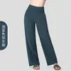 Pantalones Deportivos de Yoga de Pierna Ancha Nls con Sensación Desnuda, Holgados, con Caída, de Cintura Alta, Casuales, Cómodos, Transpirables, Rectos para Caminar para Mujer