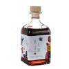 Botella cuadrada de vino de frutas botella de vino botella de vidrio transparente botella dividida botella vacía pegatina pequeña botella de vino fabricantes en stock venta al por mayor