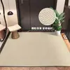 Felpudo Imitación Sisal para Puerta Principal, Alfombra Resistente al Desgaste para Entrada, Felpudo Estilo Japonés Anillo de Piña, Resistente a Manchas, Fácil Cuidado, Alfombrilla Antideslizante