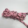 Corda Redonda de Poliéster 5mm 24 Cores Paracord Cordão para Cintura de Calça Chapéu Cadarço de Sapato Corda Lanyard Artesanal