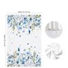 Toalla de Cocina de Microfibra con Diseño de Flores y Mariposas para Primavera y Verano, Transfronteriza, Amazon, Absorbente para Escritorio, Toalla Decorativa para el Hogar