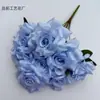 Rosas de Diamante de Nueve Cabezas, un Ramo de Rosas de Piedras Preciosas, Decoración para el Hogar y Bodas, Ramo de Flores de Mano, Flores Artificiales al por Mayor de Comercio Exterior Transfronterizo