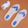 Atacado Spot Palmilhas de Silicone Genuínas para Homens e Mulheres Casual Absorventes de Choque Macias Almofadas de Suporte de Proteção para os Pés Palmilhas para Esportes de Corrida