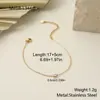 Pulseira de Aço Inoxidável Colorido com Zircônia Pedra de Nascimento e Signo do Zodíaco, Design de Nicho, Joia de Mão da Moda Levemente Luxuosa para Atacado