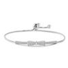 Pulsera Sencilla de Nuevo Estilo Coreano con Lazo Chapado en Cobre, Ajustable Tipo Deslizante, Joyería de Mano Suave y Minimalista, Venta al por Mayor de Fábrica
