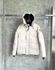 Chaqueta de plumón Putian Classy Big Goose 17 con capucha Etiqueta Roja y Negra Mismo Estilo para Hombres y Mujeres Chaqueta de plumón Engrosada Resistente al Frío de Moda