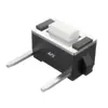 Suministro de Interruptor Táctil de 2 Pines Plug-In de 3*6*4.3mm con Botón Blanco, Interruptor de Botón Lateral, Material de Primera Calidad, Resistencia a Altas Temperaturas, Larga Vida Útil