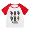 2026 Nova Roupa Infantil Verão Camiseta de Manga Curta para Meninos e Meninas, Camiseta Base Raglan, Camiseta de Meia Manga para Bebê, Top Infantil