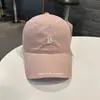 Gorra de Béisbol para Mujer, Estilo Coreano, Letras Pequeñas Sencillas, Sombrero Casual de Visera Curva, Gorra Versátil Estilo Urbano con Bordado de Letras en la Visera